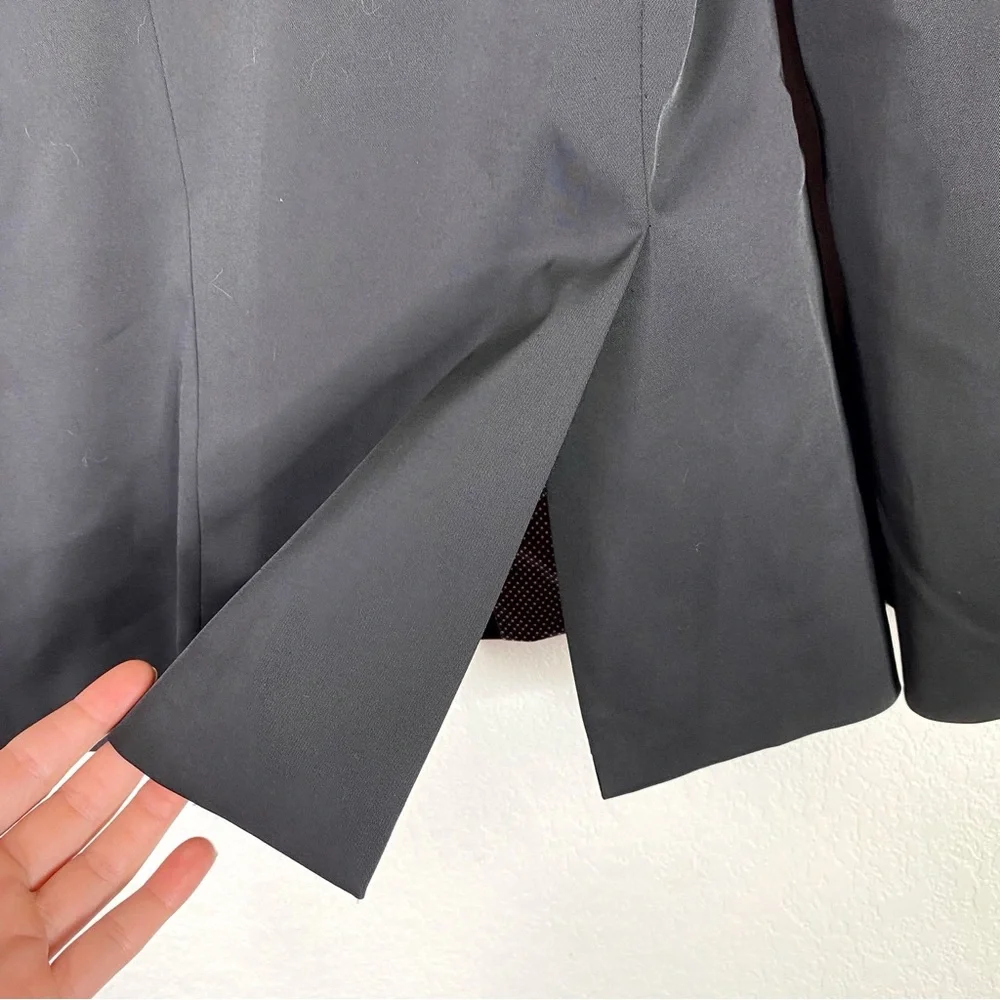 Zara Man Black Double Vent Blazer Jacket